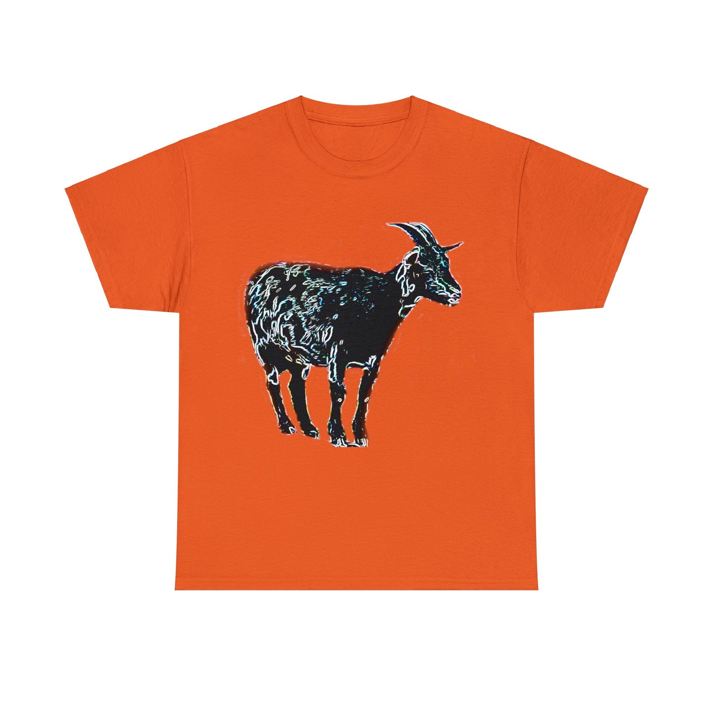 Vintage Retro Farm Goat, Billy Goat Heavy Cotton Tee