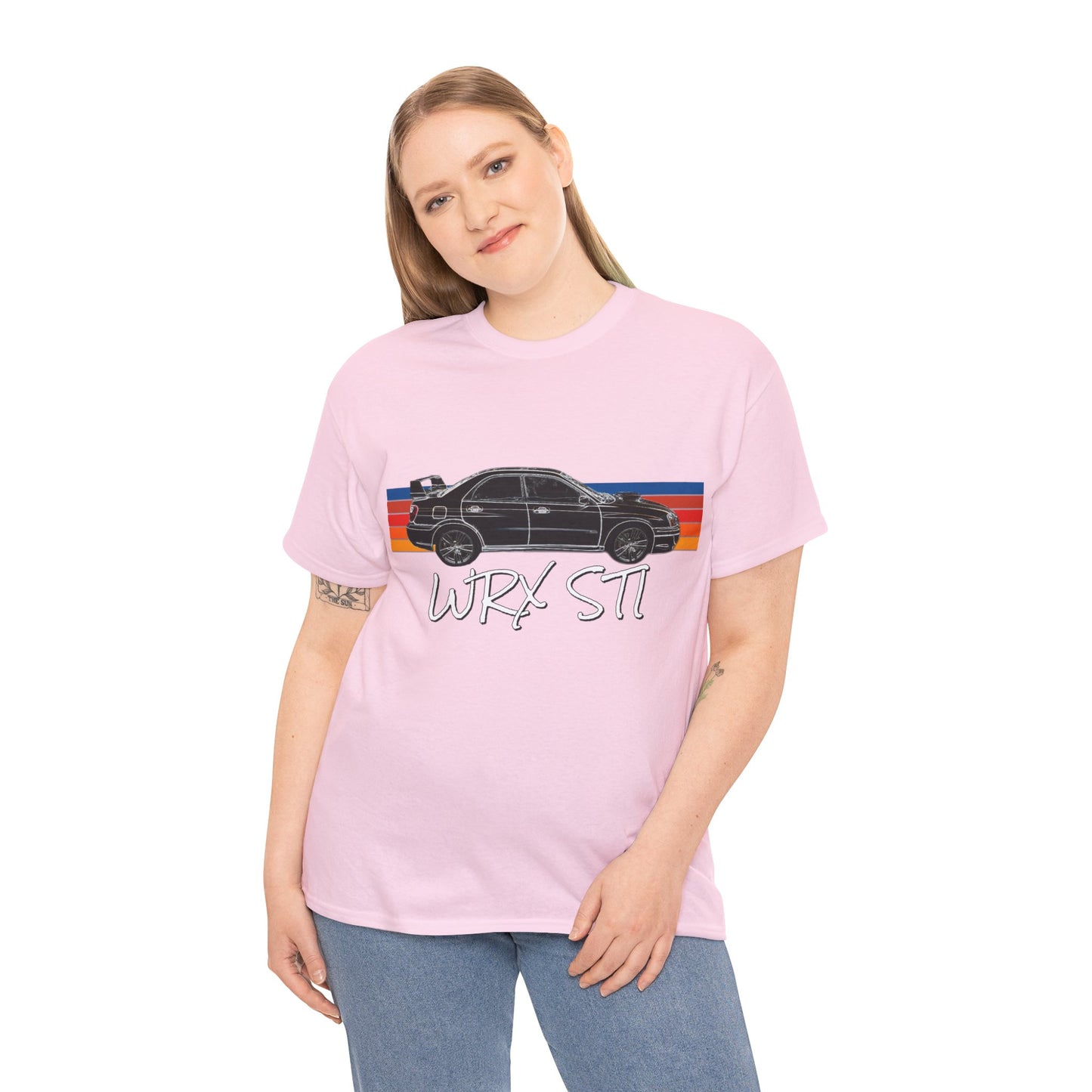 Impreza WRX STI Turbo Charged Subie Sports Car Heavy Cotton Tee