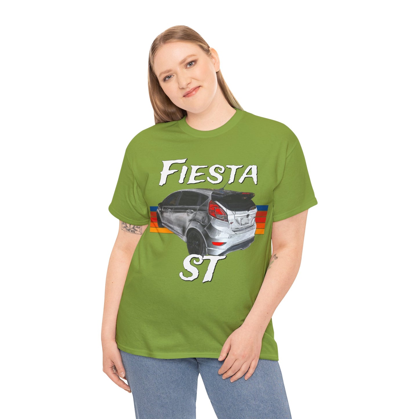 Fiesta ST Hot Hatch Turbo Charged Hatchback Sports Car Heavy Cotton Tee