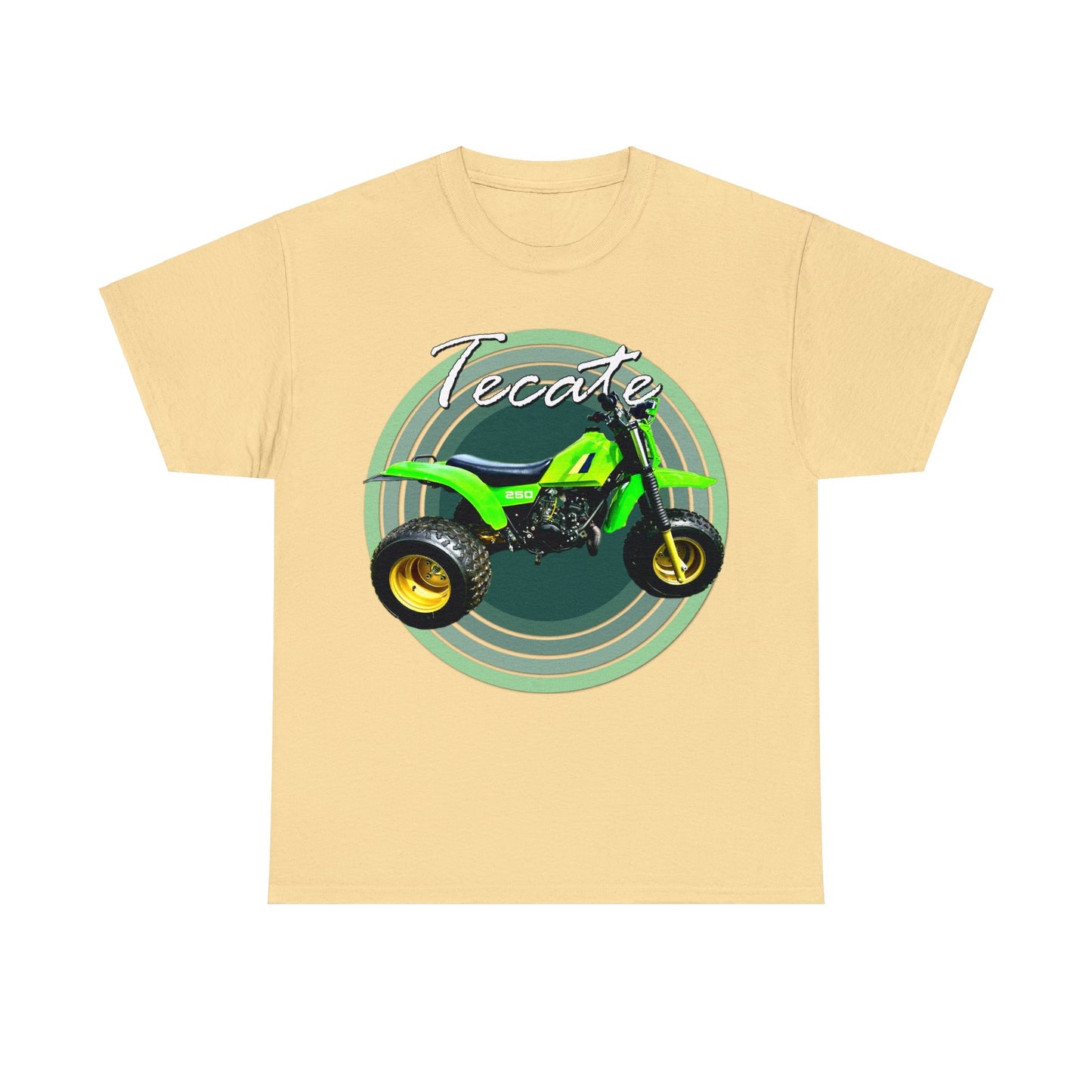 Tecate Vintage Three Wheeler 3 Wheeler ATC ATV Heavy Cotton Tee