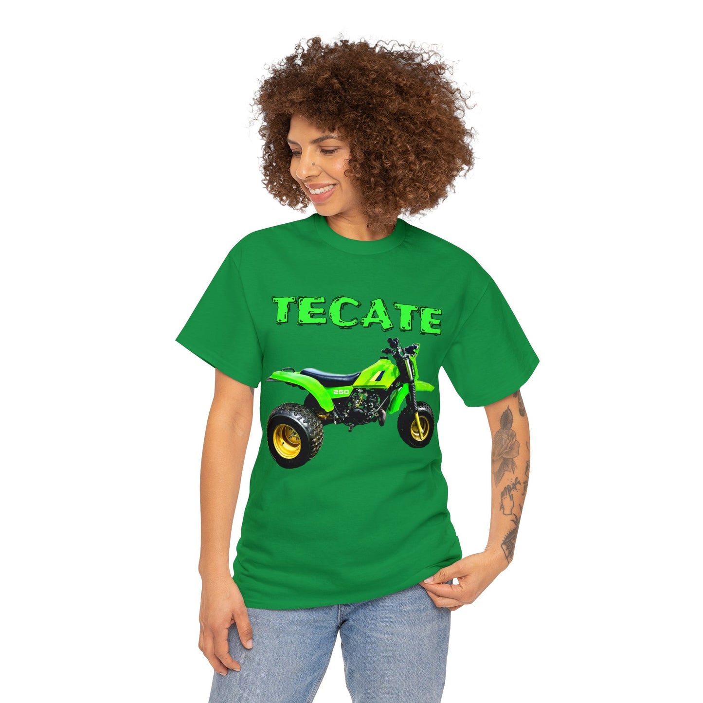 Tecate Vintage Three Wheeler 3 Wheeler ATC ATV Heavy Cotton Tee