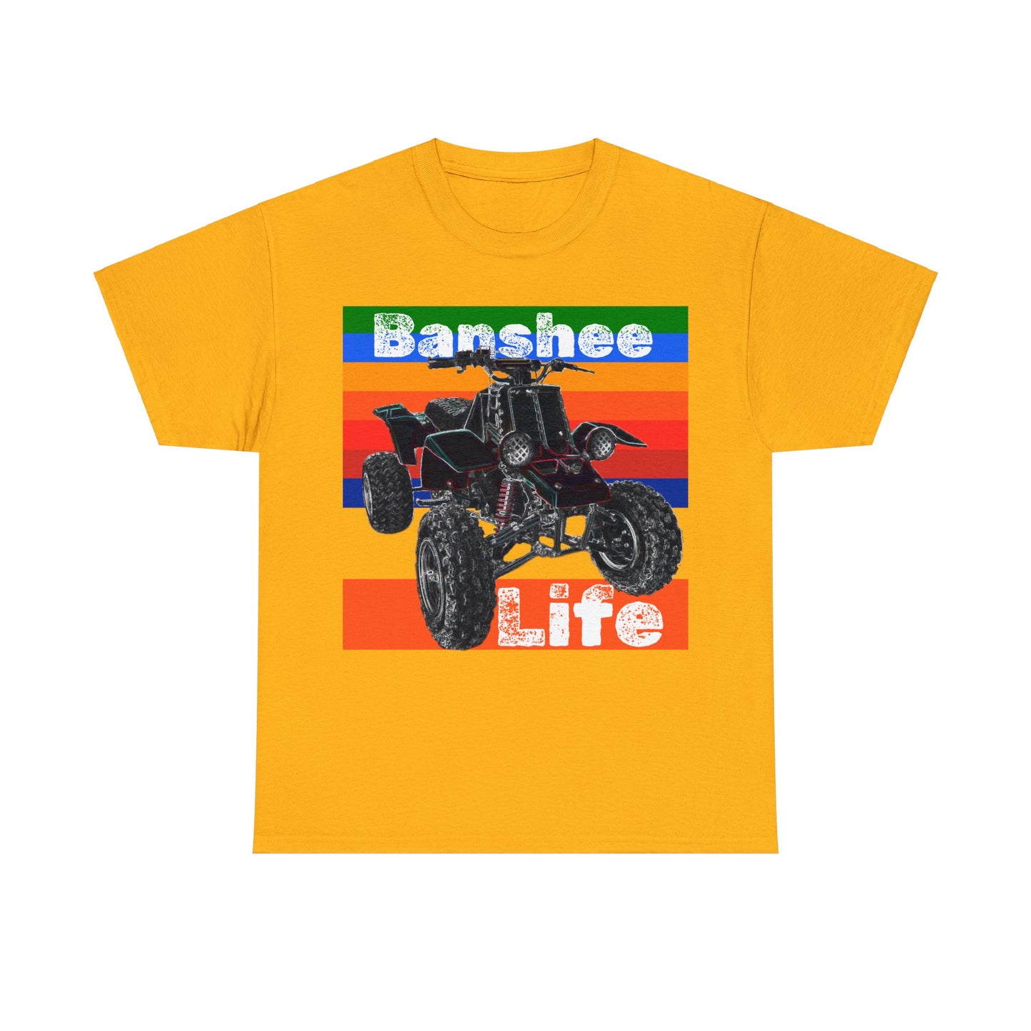 Banshee Quad ATV, Banshee Four Wheeler, Quad Bike Heavy Cotton Tee