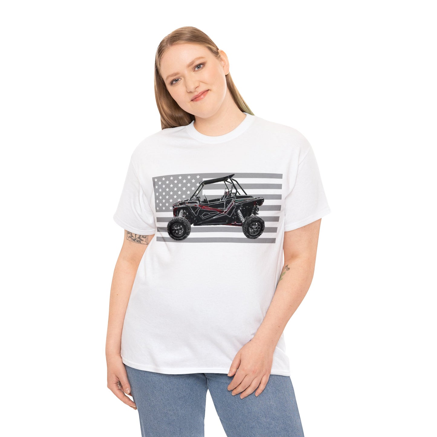 RZR UTV Side By Side 4x4 Off Road ATC Heavy Cotton Tee