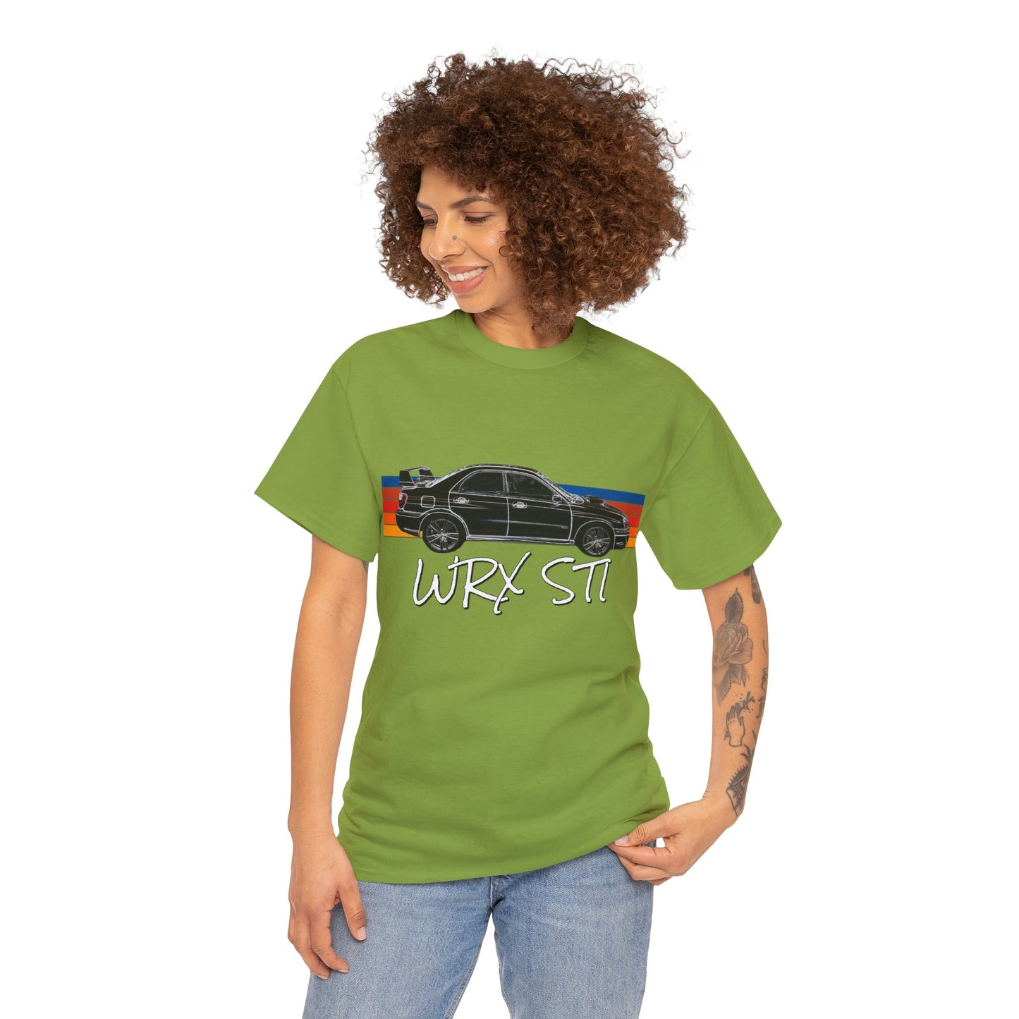 Impreza WRX STI Turbo Charged Subie Sports Car Heavy Cotton Tee