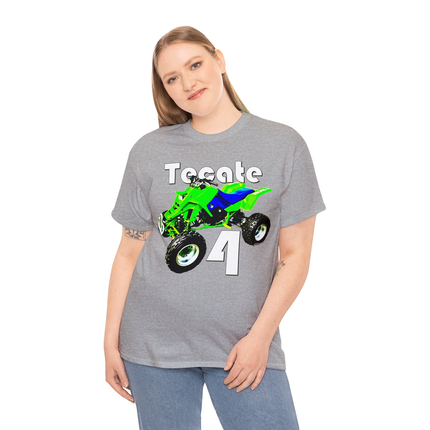 Tecate Vintage Four Wheeler 4 Wheeler ATC ATV Heavy Cotton Tee