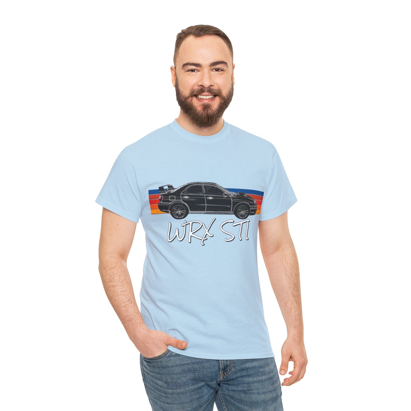 Impreza WRX STI Turbo Charged Subie Sports Car Heavy Cotton Tee